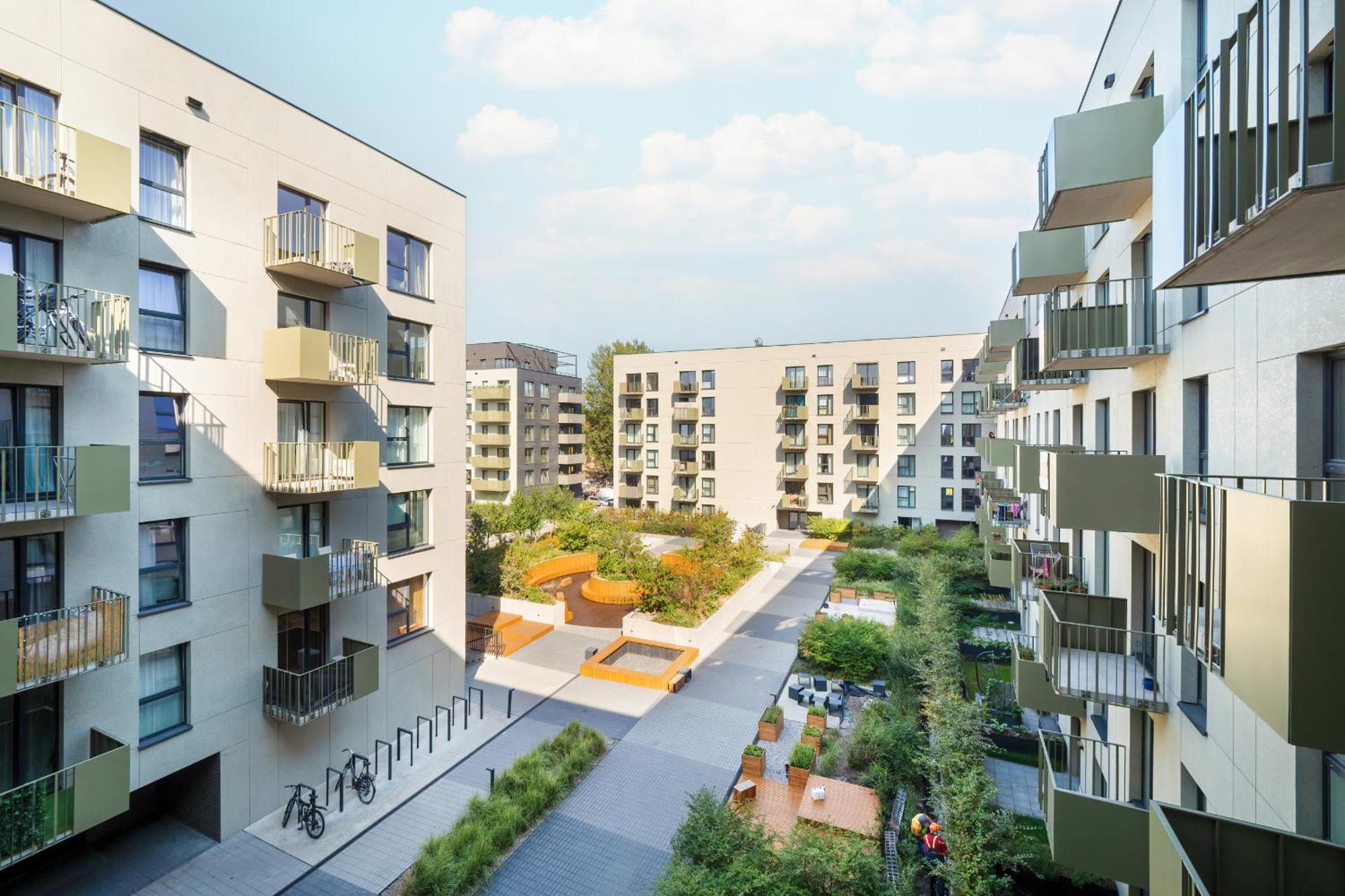 Luksusowe Studio W Lodzi Z Biurkiem, Balkonem I Klimatyzatorem By Renters Prestige Buitenkant foto