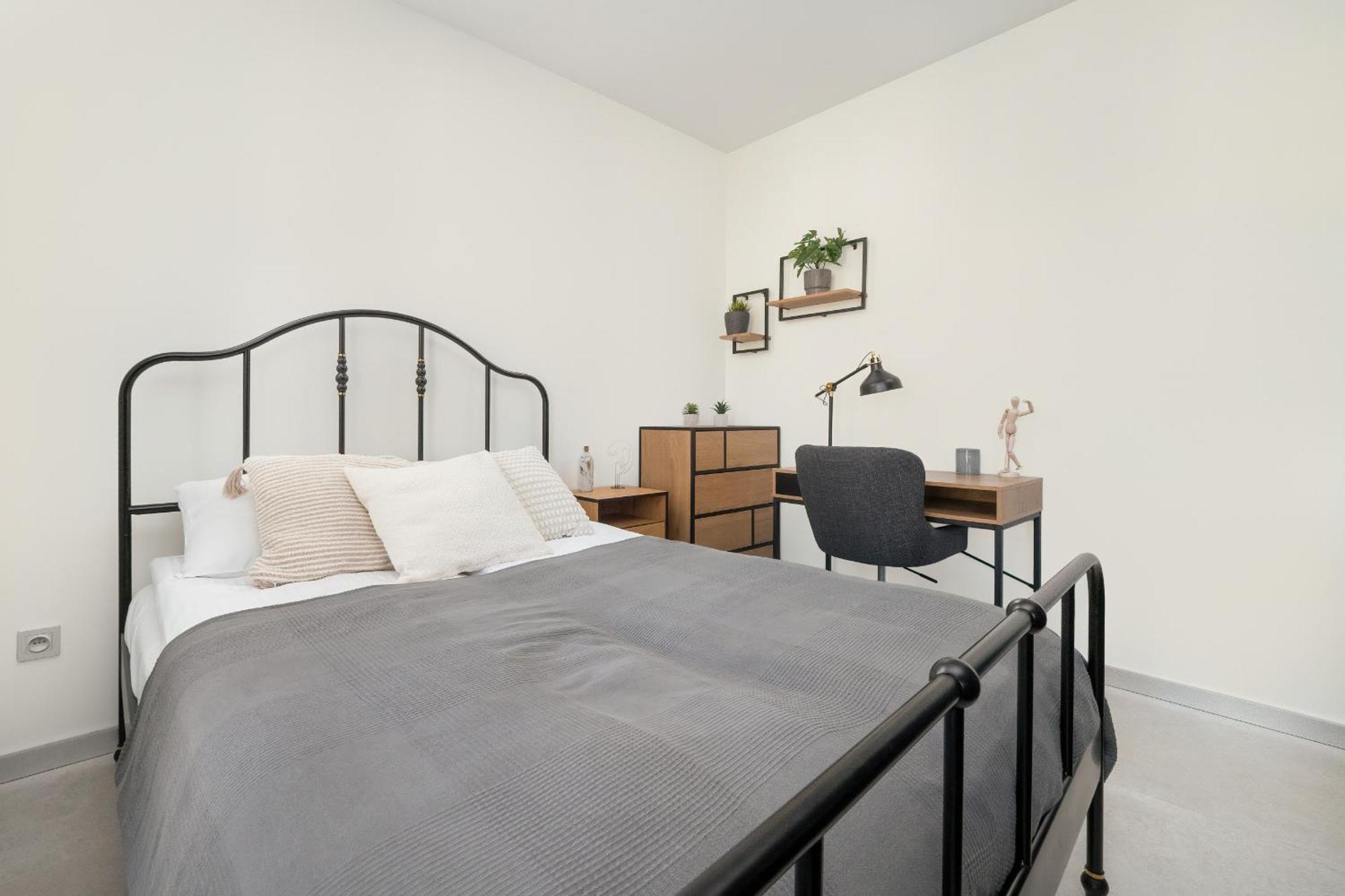 Luksusowe Studio W Lodzi Z Biurkiem, Balkonem I Klimatyzatorem By Renters Prestige Buitenkant foto